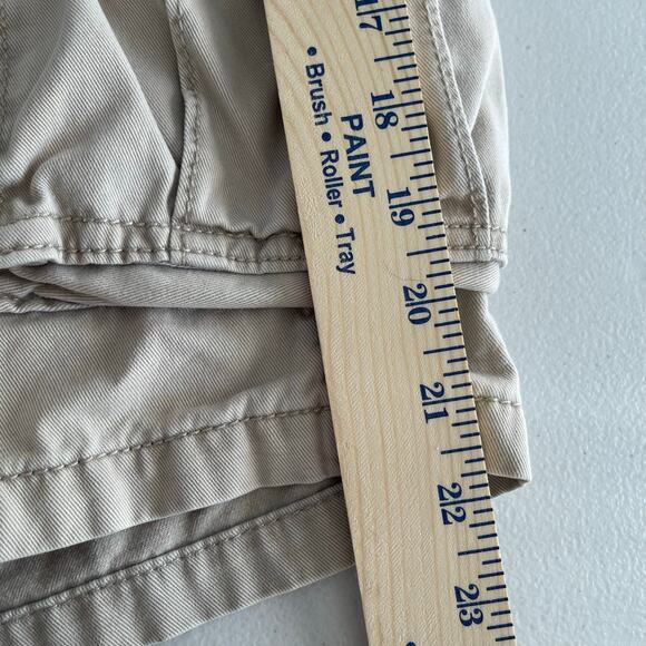 Levis Shorts Mens 38 Khaki Cargo Snap Pocket 100% Cotton 11" Inseam - Picture 7 of 12